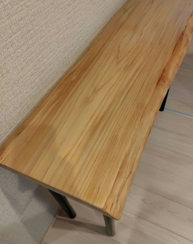 [セール]1枚板　ヒノキ　カウンターテーブル
