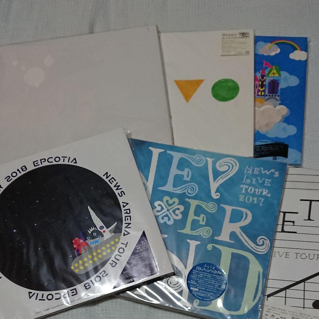 NEWS 初回版 DVD&Blu-rayセット:8人、6人、4人体制NEWS