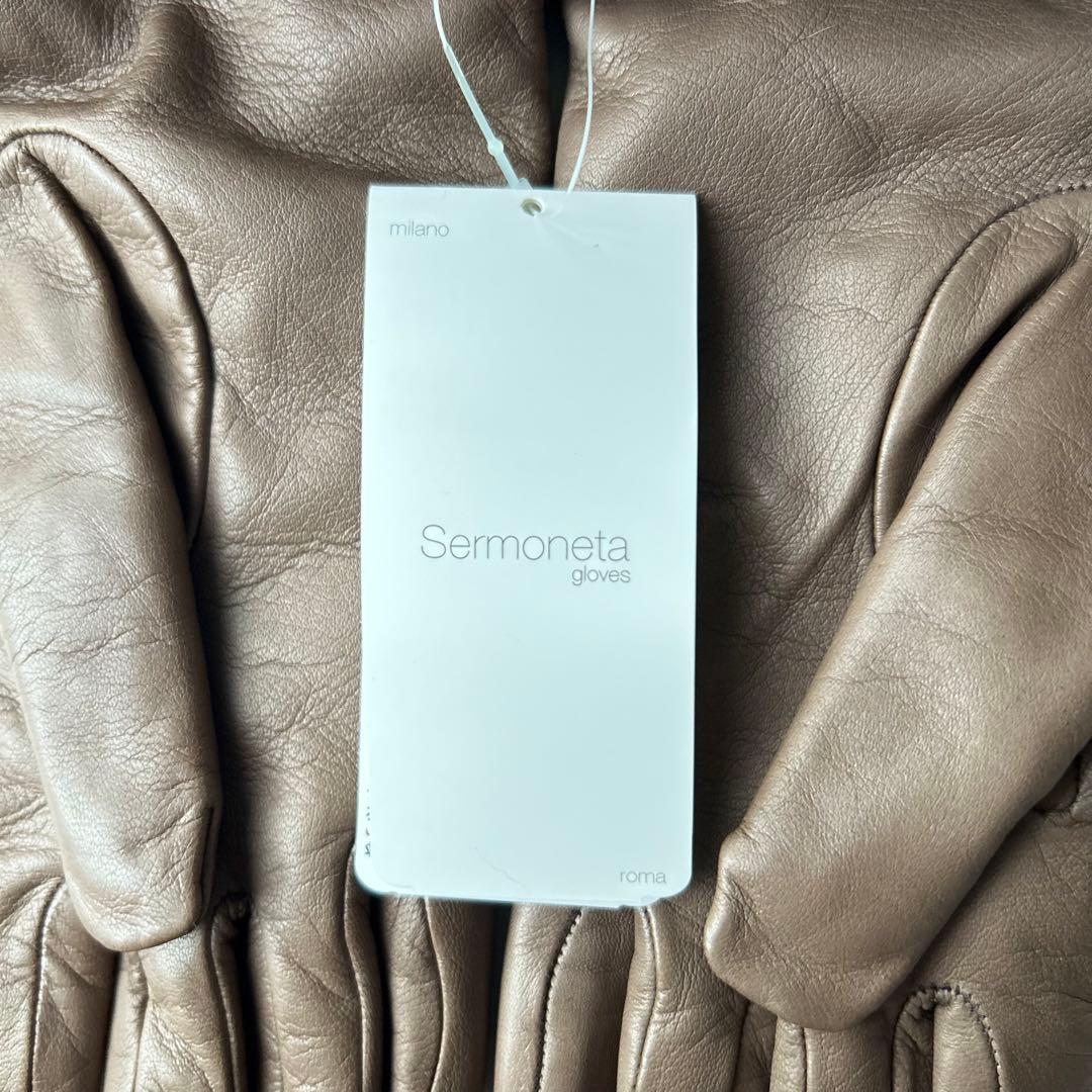 タグ付き✨セルモネータ イタリア製 山羊革 職人 19cm トープ レッキス