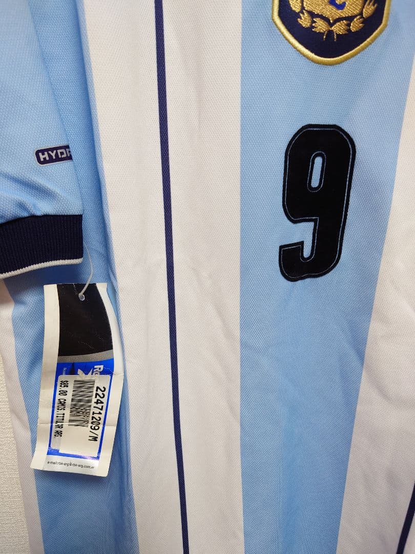 未使用　Reebok　2000〜01 アルゼンチン代表　バティストゥータ