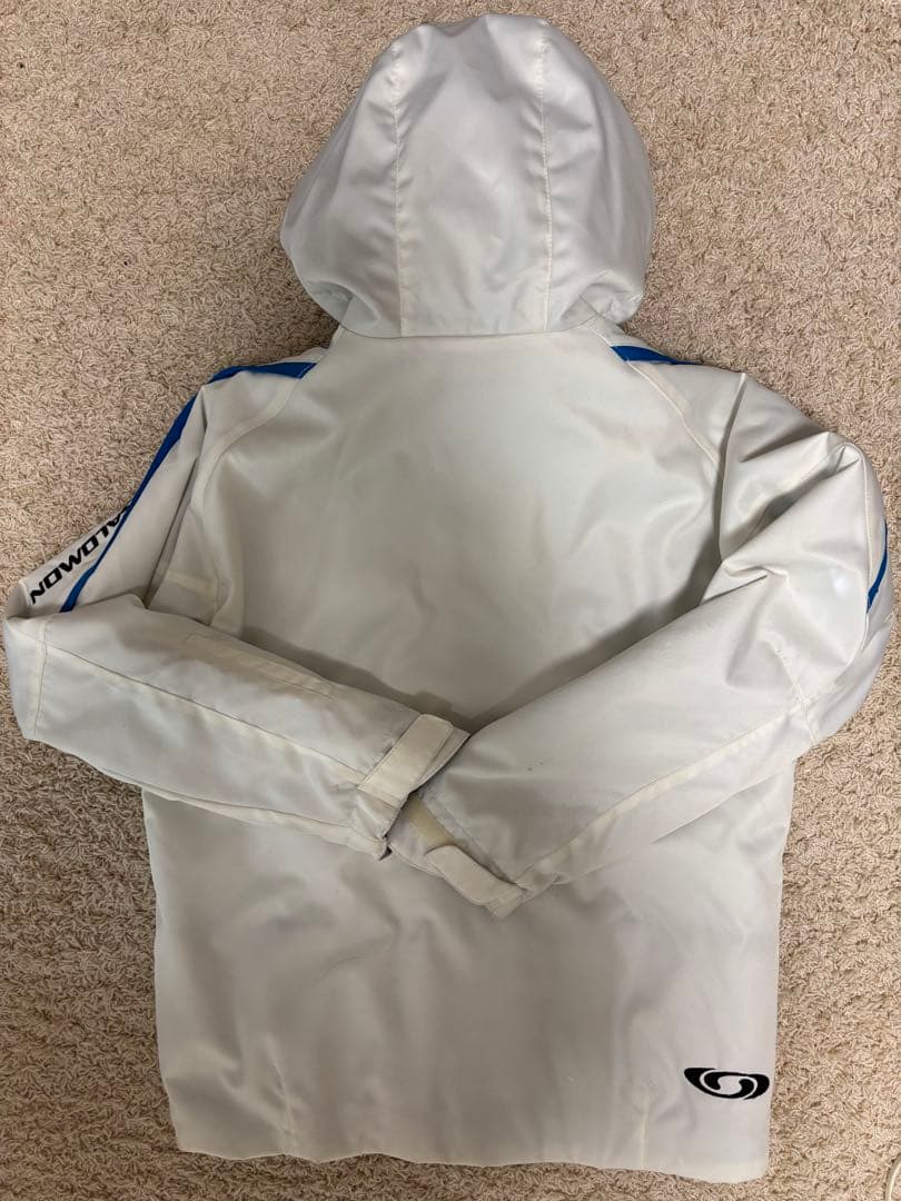 SALOMON フード付きスキーウェア 上下セット　上下Lサイズ