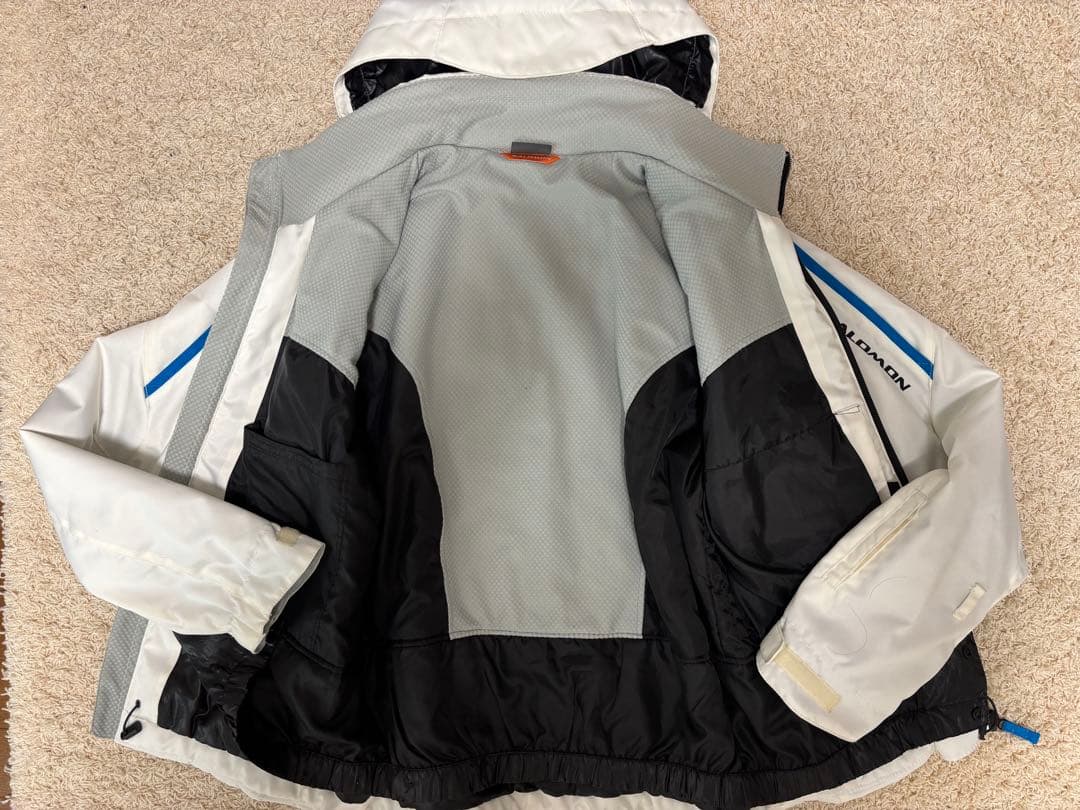 SALOMON フード付きスキーウェア 上下セット　上下Lサイズ