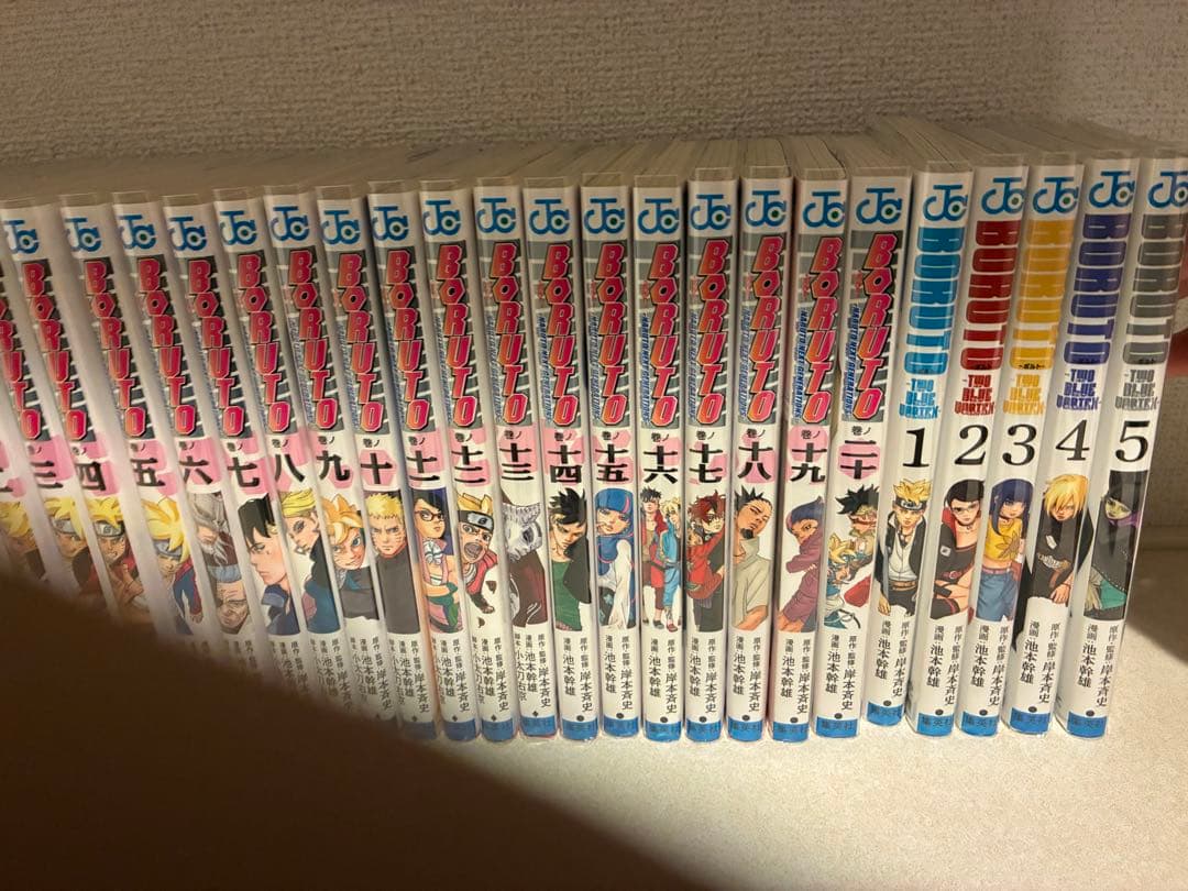 NARUTO 全72巻+BORUTO20巻+5巻　クリアブックカバー付き