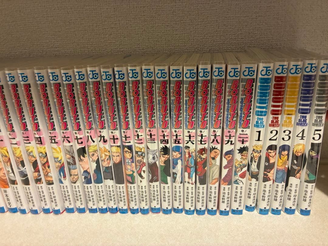 NARUTO 全72巻+BORUTO20巻+5巻　クリアブックカバー付き