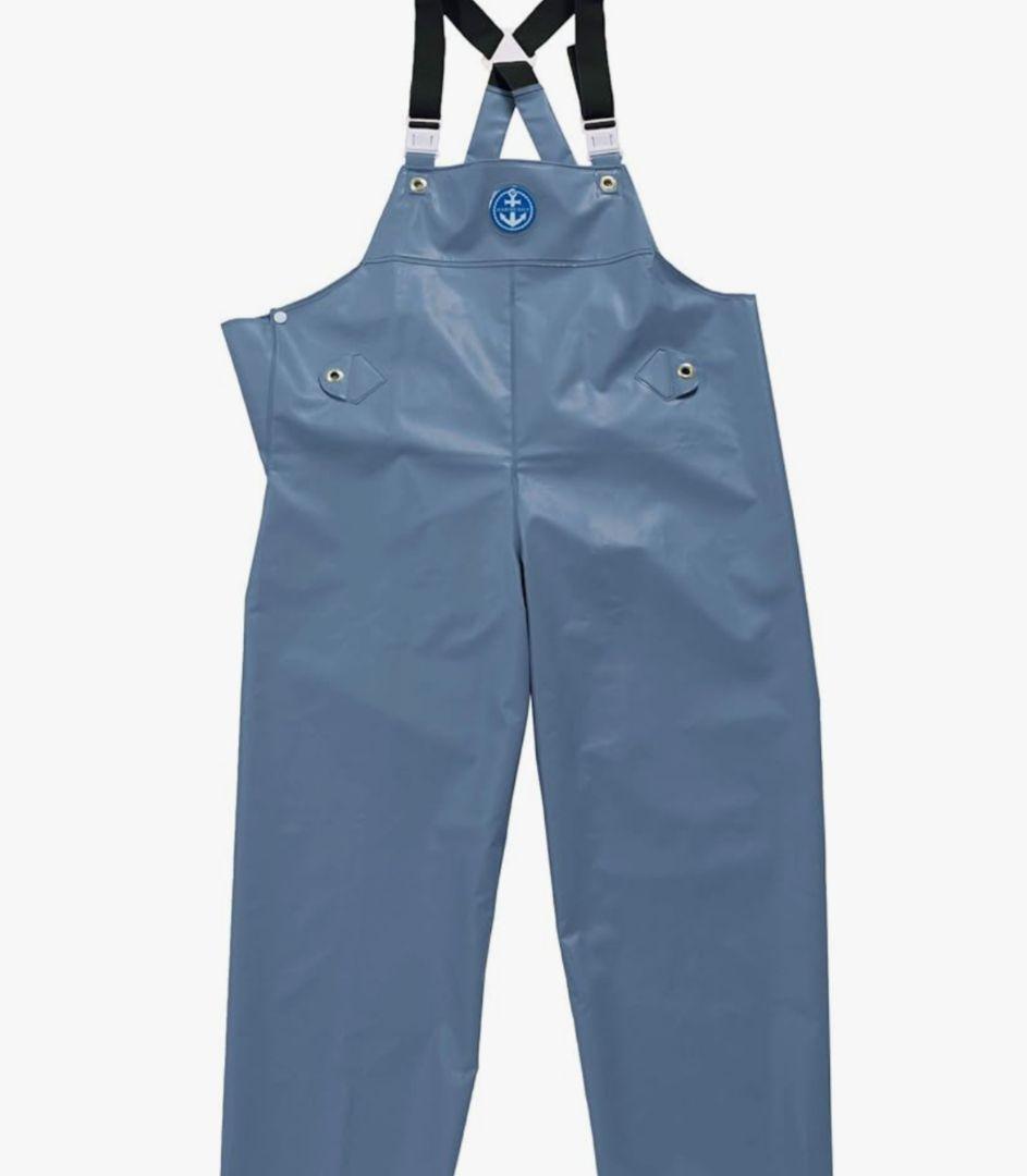 雨合羽 マリンレリー 上下セット L 釣り 水産 尾崎産業 イカリマーク　未使用