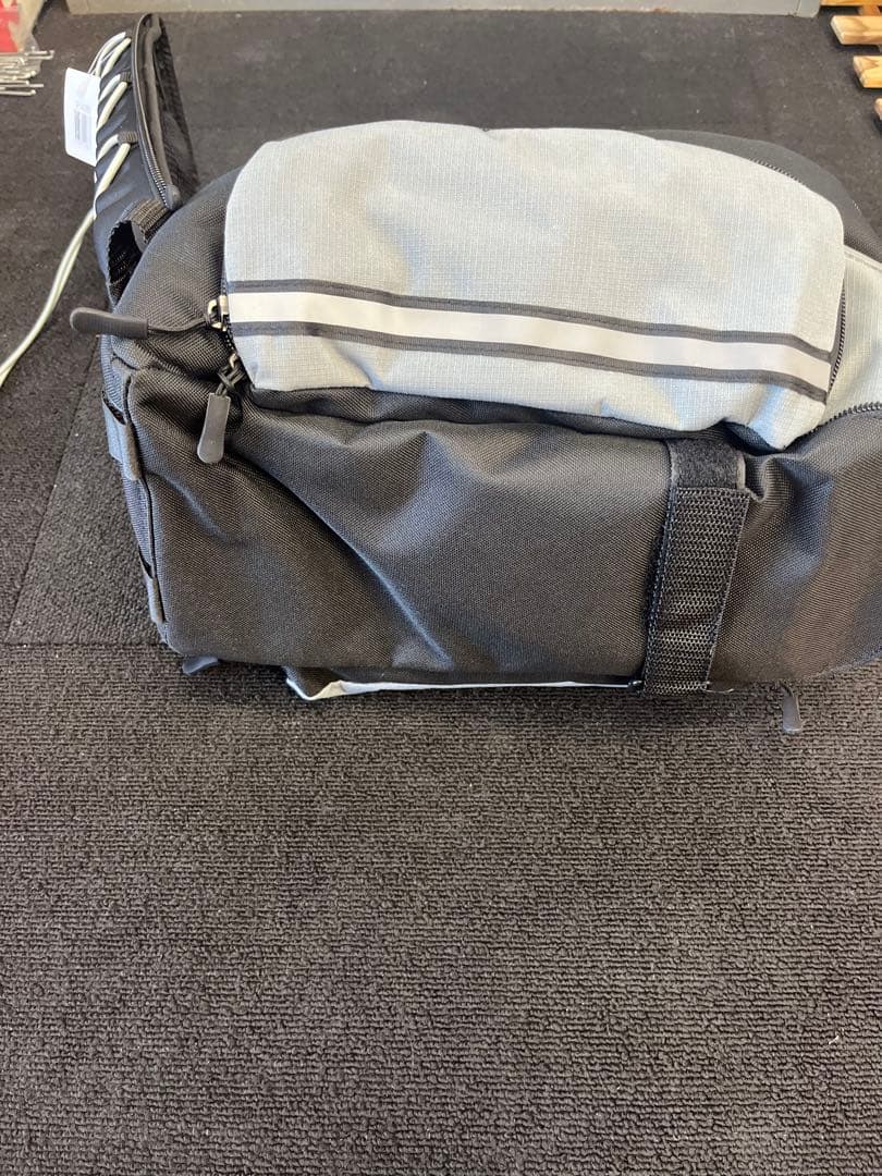 KHS 車体装着バッグ グレー/ブラック