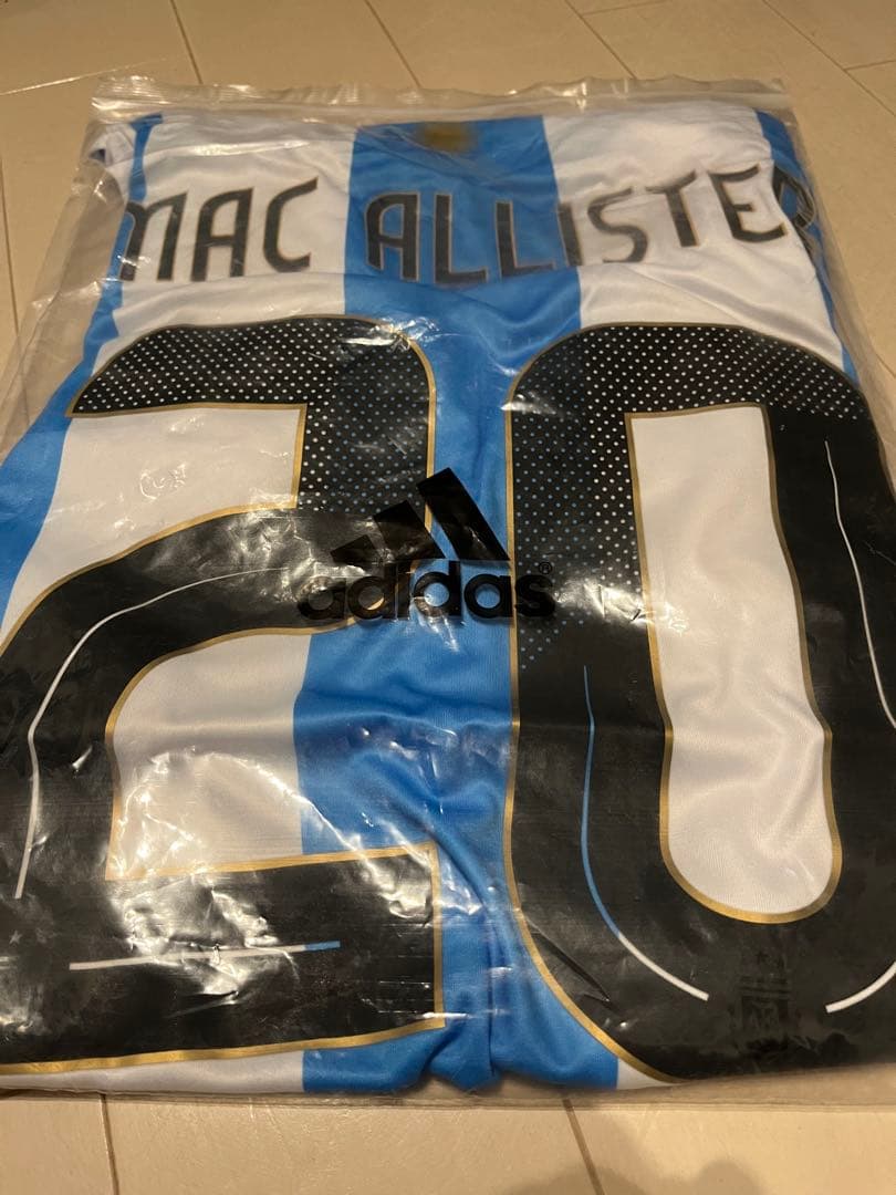 アルゼンチン代表 MAC ALLISTER 20 シャツ Lサイズ