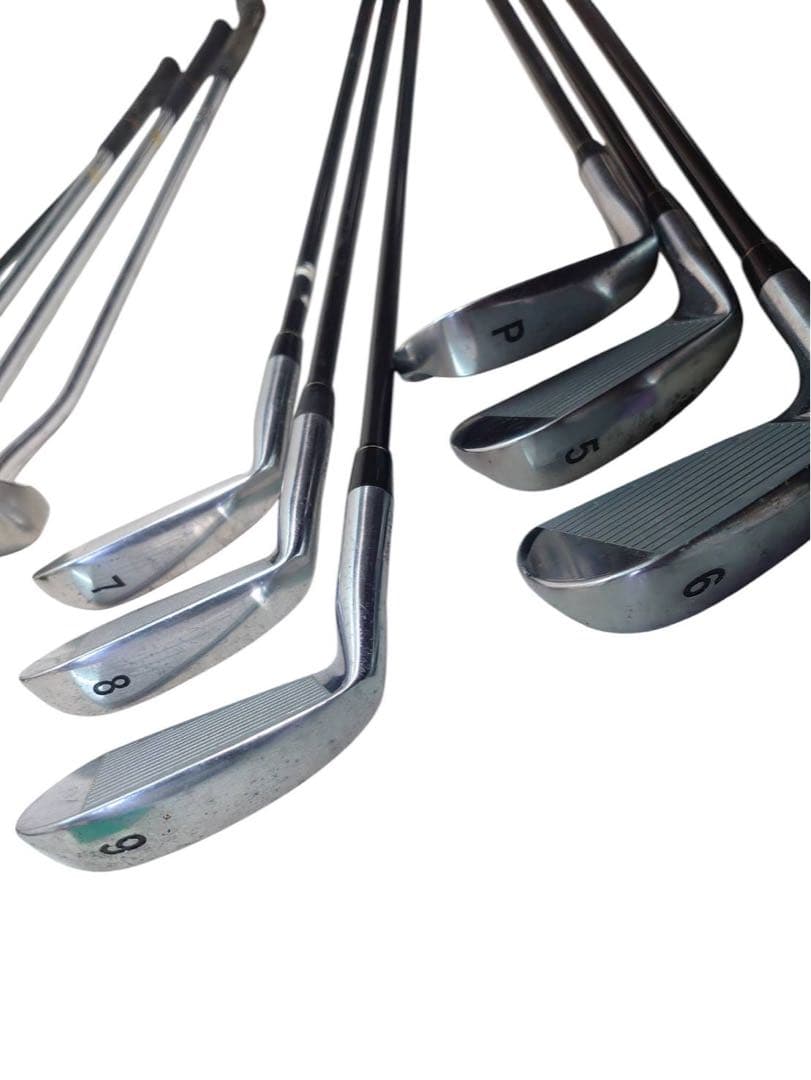 ゴルフバッグセット TOBUNDA ALBY WEDGEゴールド等12本セット