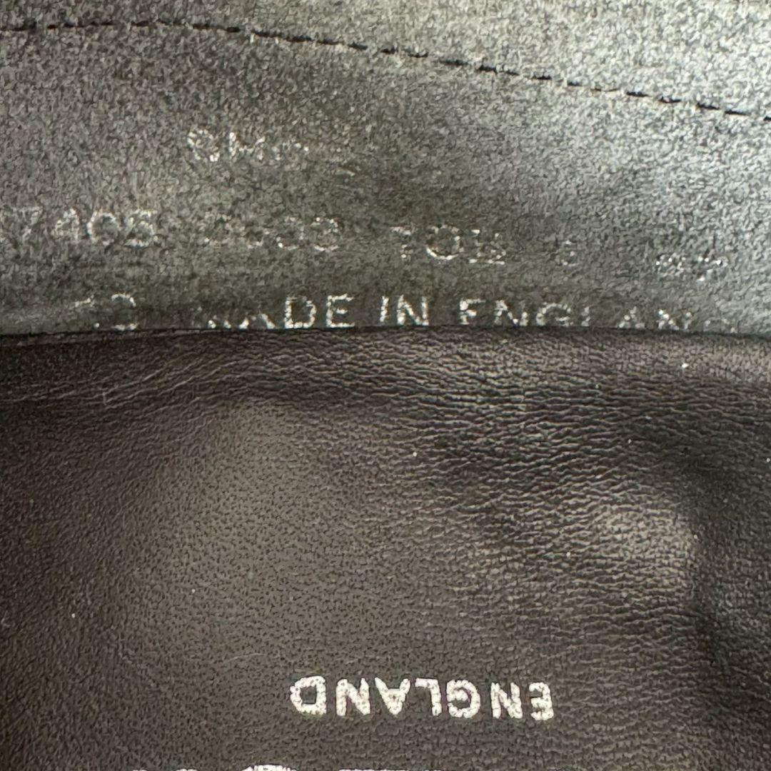 美品 Loake タッセルローファー 黒 キルト ブラック ローク