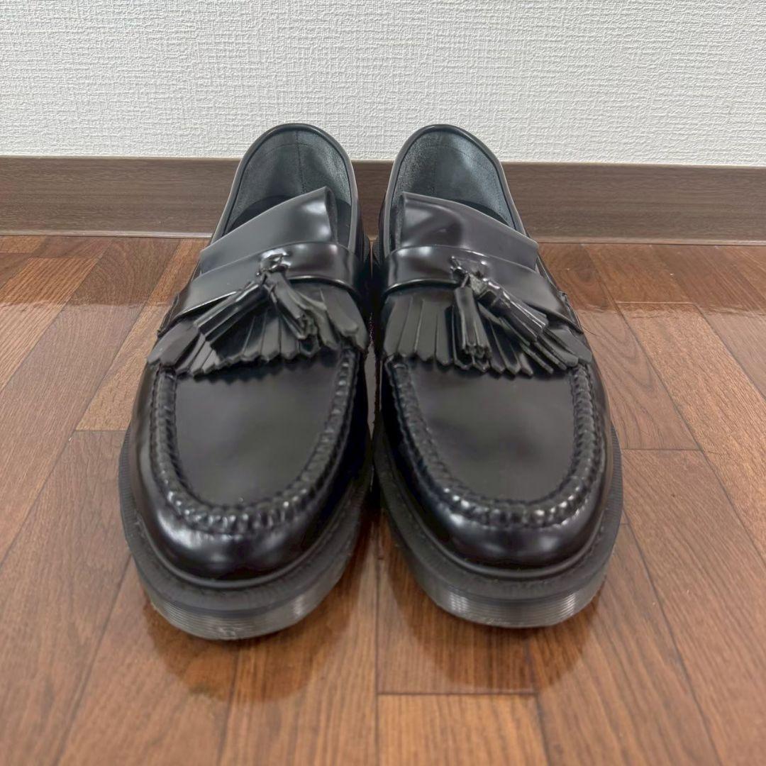 美品 Loake タッセルローファー 黒 キルト ブラック ローク