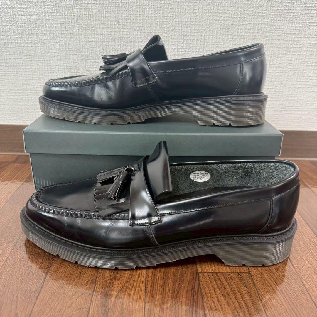 美品 Loake タッセルローファー 黒 キルト ブラック ローク