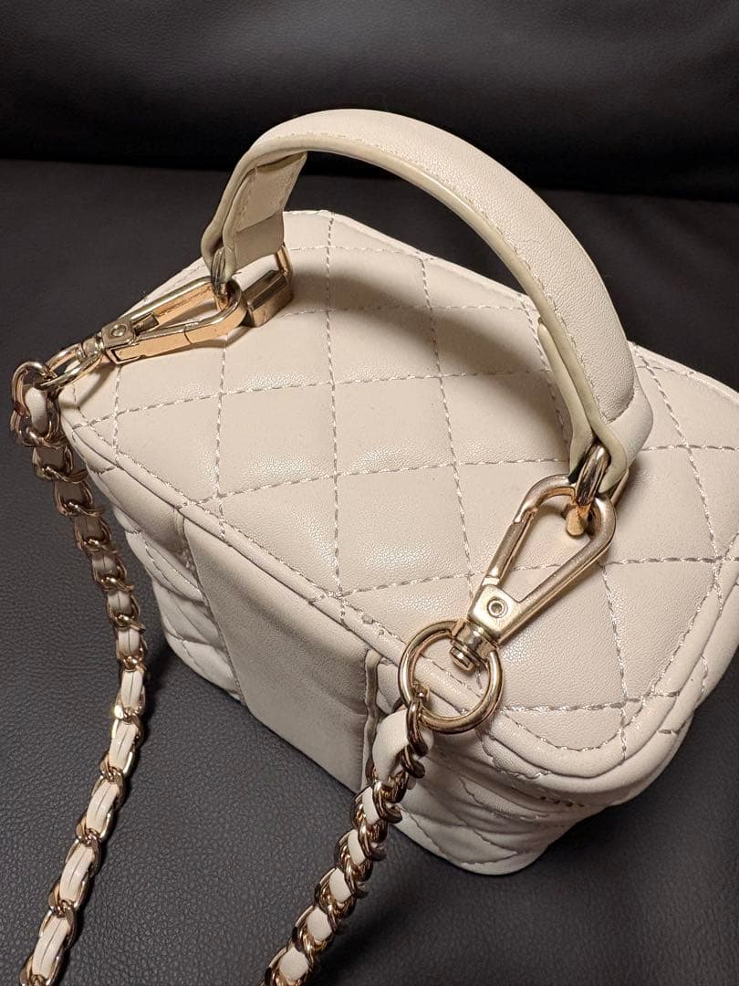 Darich キルティングショルダーバッグ ベージュ