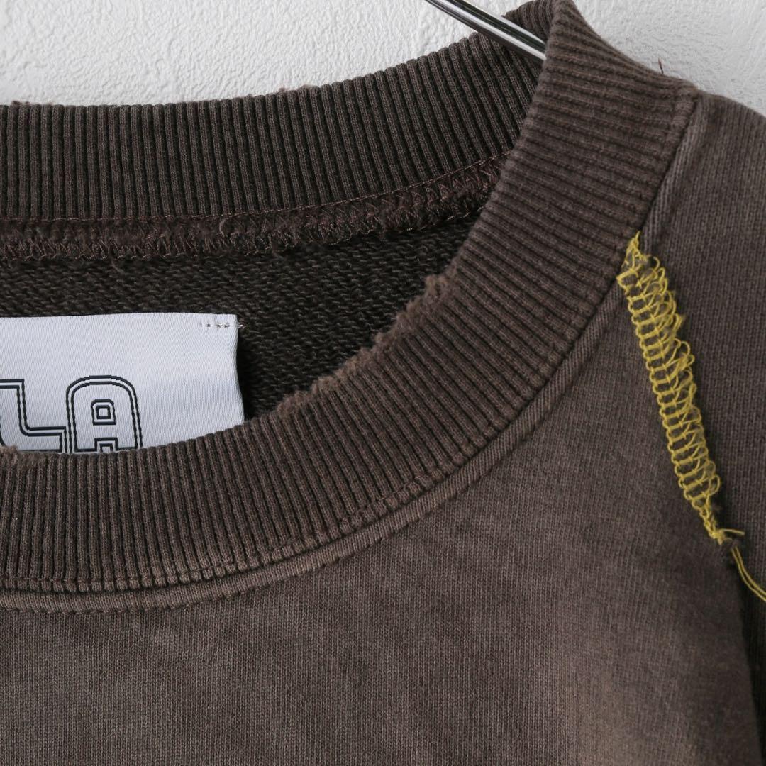 LAYAS/レイヤーズ　ダメージフウスウェット　ブラウン