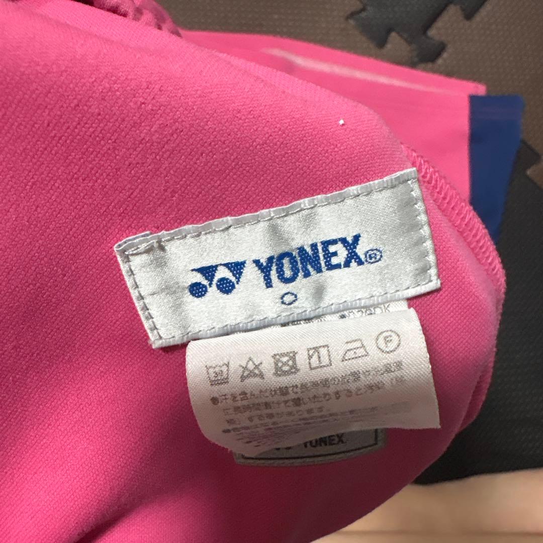 YONEX ピンクパンツ サイドネイビー