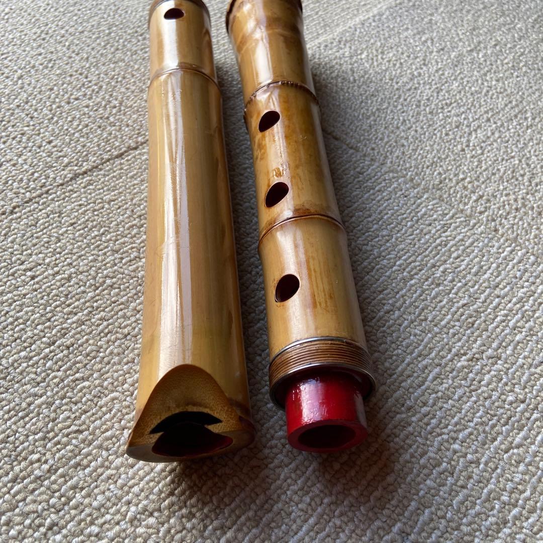 164 尺八　一尺六寸管　無銘