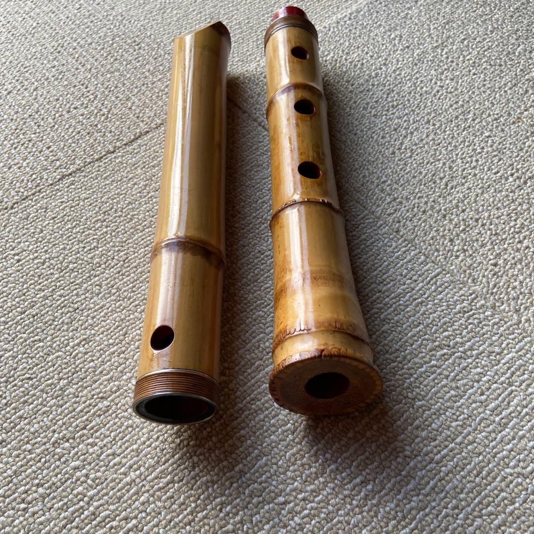 164 尺八　一尺六寸管　無銘