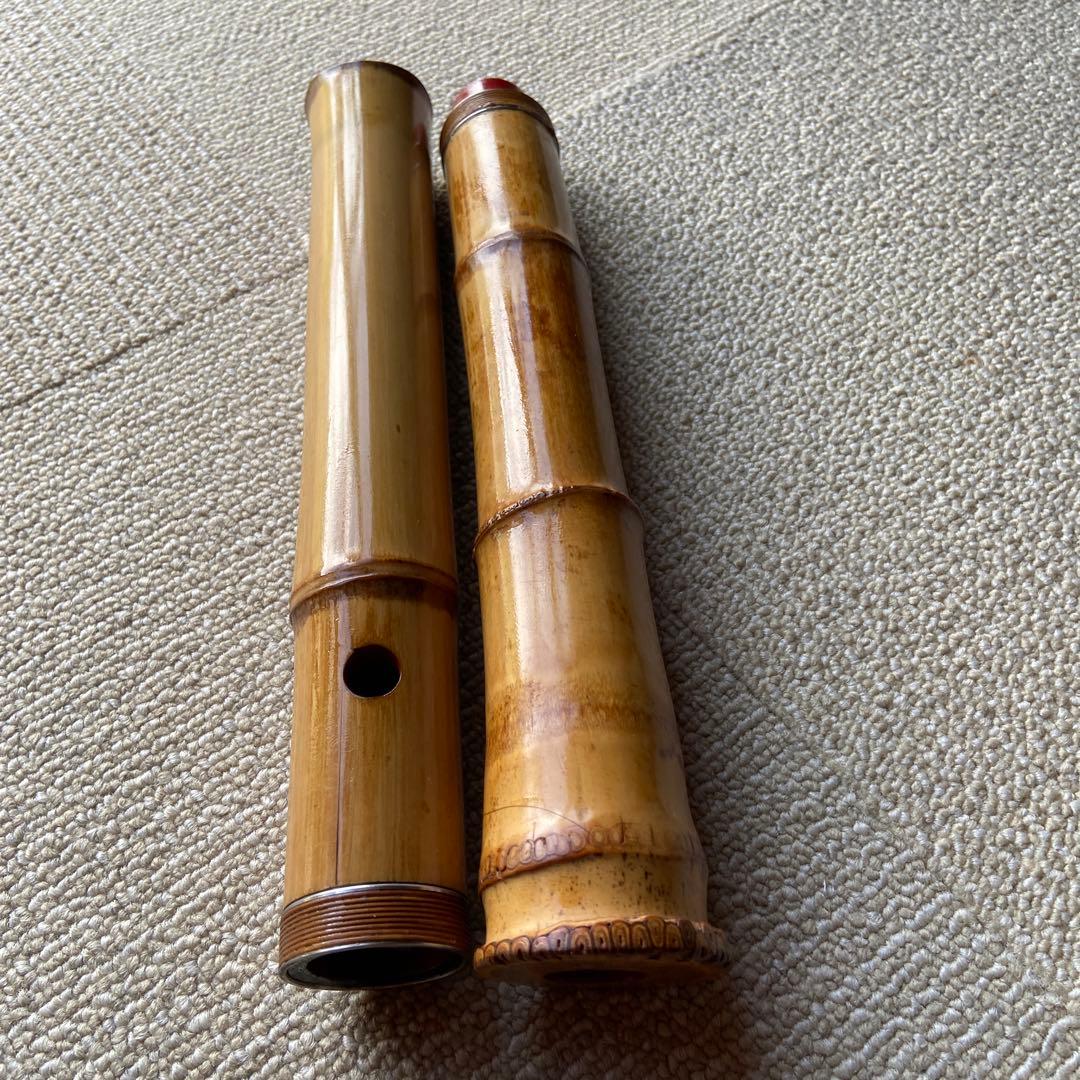 164 尺八　一尺六寸管　無銘