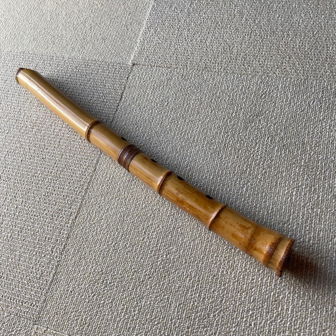 164 尺八　一尺六寸管　無銘