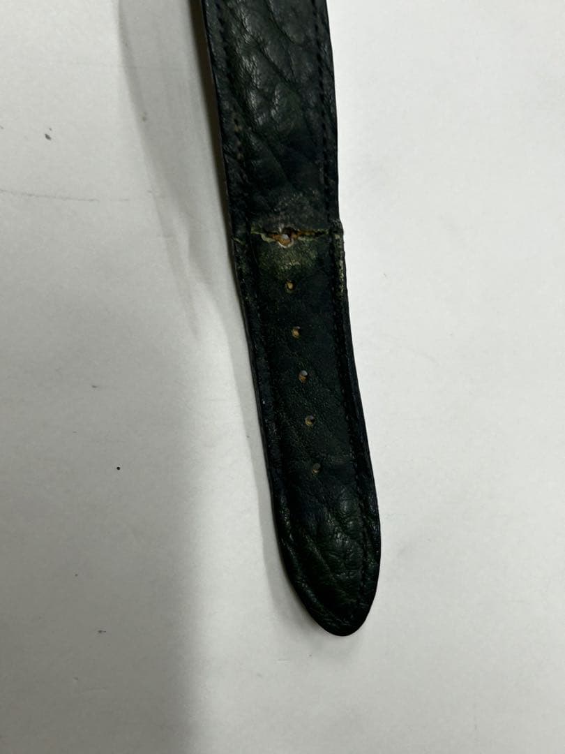 ポールガルニエ MinuStop 手巻き アンティーク グリーン