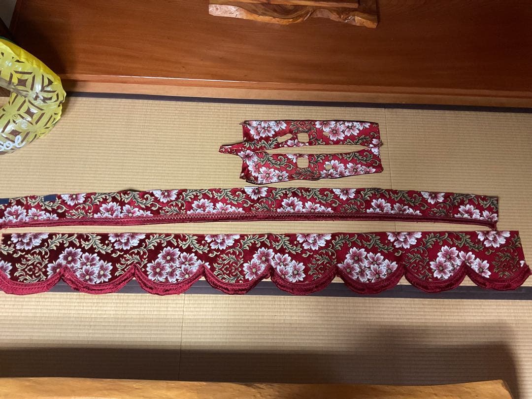 最終値下げ　ISUZU ファイブスターギガ　内装9点セット　金華山　雅　桜レッド