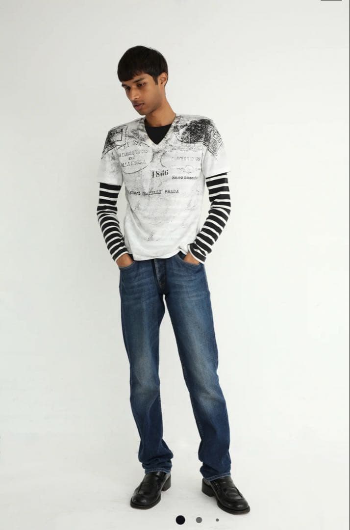 Jean Paul GAULTIER HOMME ボーダーカットソー