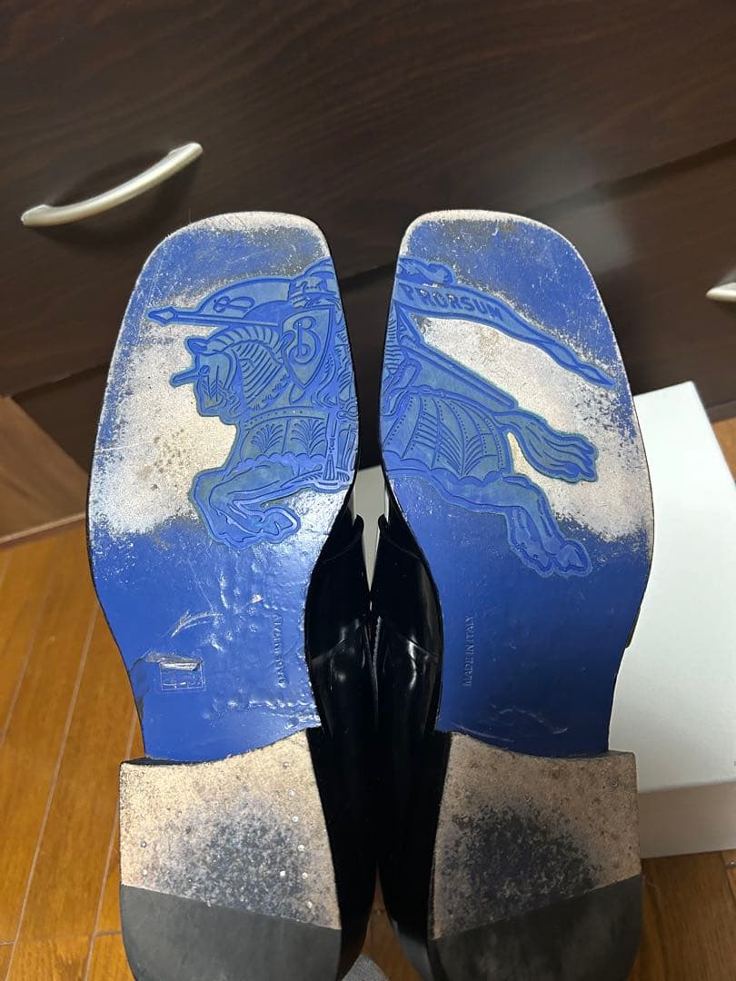 s*y様 BURBERRY AMF SHIELD LOAFER ブラック 42