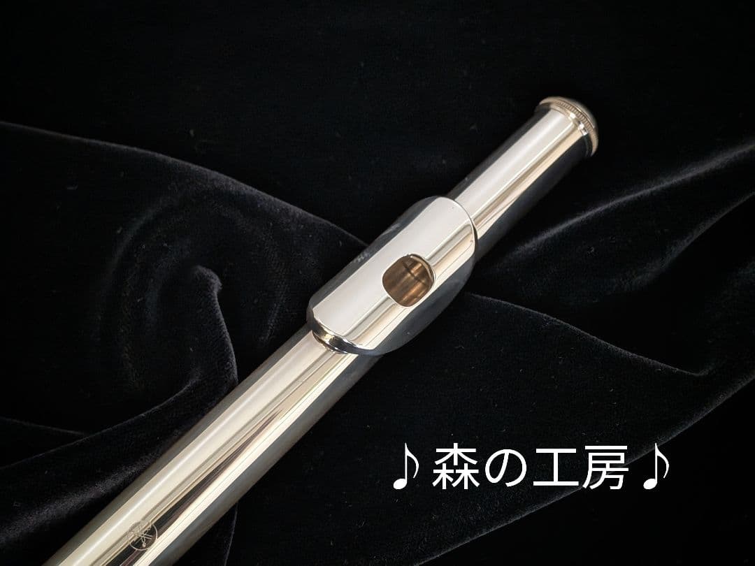 商談中【nori】管体銀製　ヤマハフルート YFL411 Eメカ