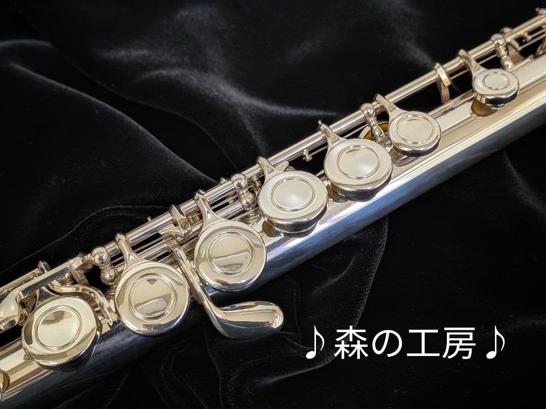 商談中【nori】管体銀製　ヤマハフルート YFL411 Eメカ