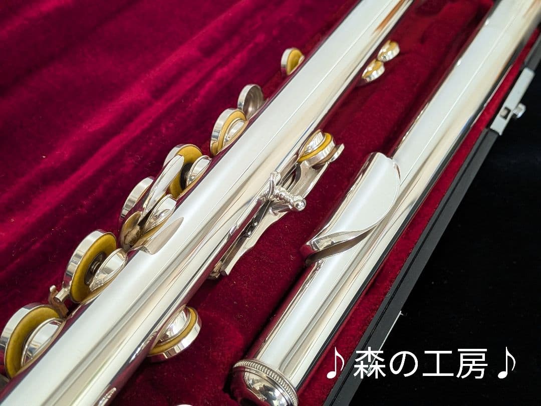 商談中【nori】管体銀製　ヤマハフルート YFL411 Eメカ