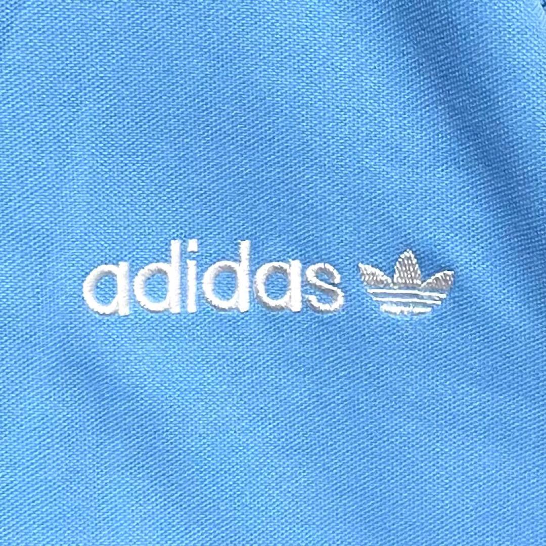 【松村北斗着用‼️】超レア adidas ロングトラックジャケット O 水色 古着