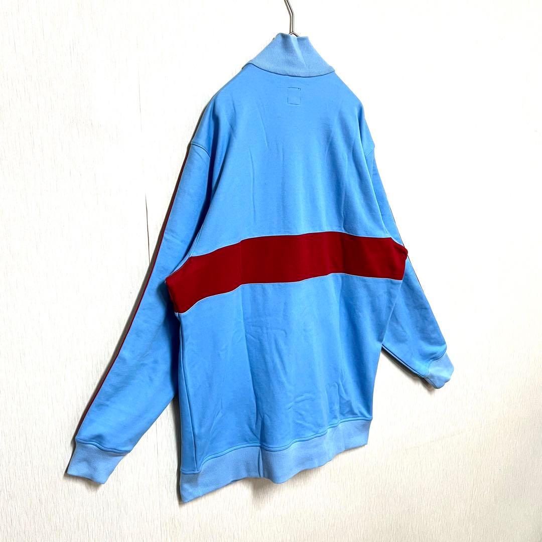 【松村北斗着用‼️】超レア adidas ロングトラックジャケット O 水色 古着