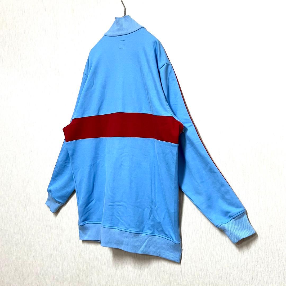 【松村北斗着用‼️】超レア adidas ロングトラックジャケット O 水色 古着
