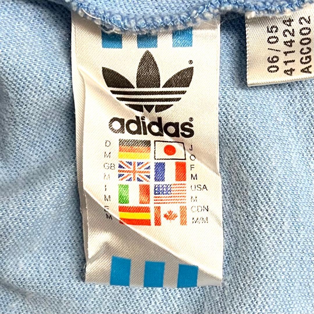 【松村北斗着用‼️】超レア adidas ロングトラックジャケット O 水色 古着