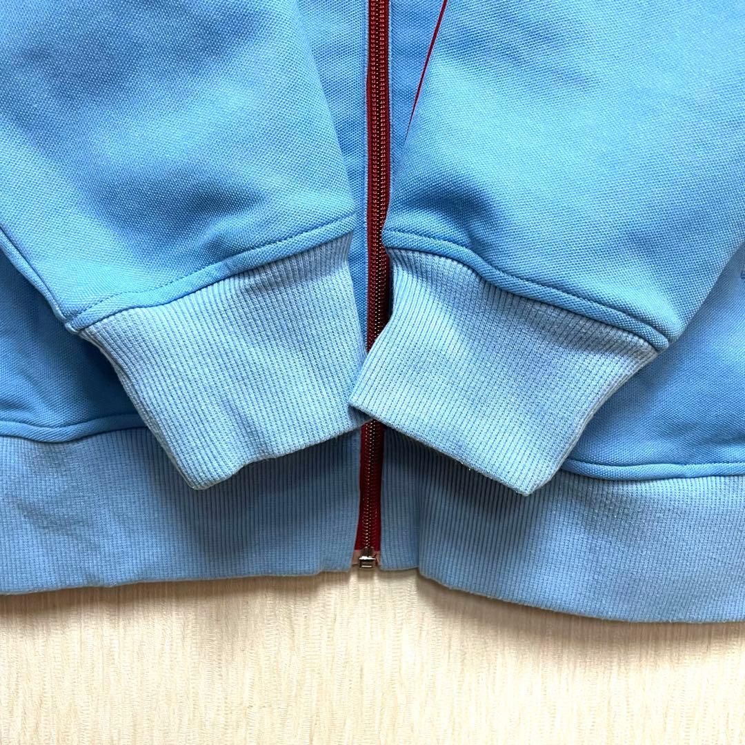 【松村北斗着用‼️】超レア adidas ロングトラックジャケット O 水色 古着