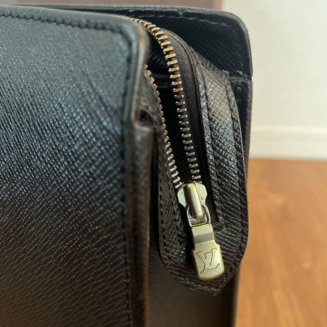 ルイヴィトン ビジネスバッグ ロザン　タイガ ブラック ブラック