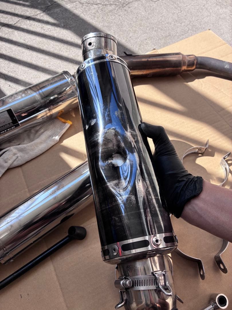 シグナス　マフラー　サイレンサーセット　ヨシムラ