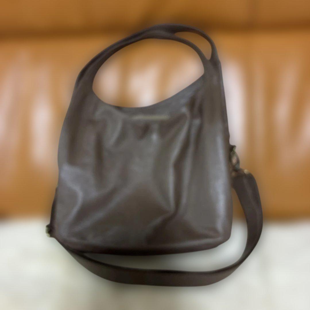 シーサイドフリーライド　ブラウン ショルダーバッグ