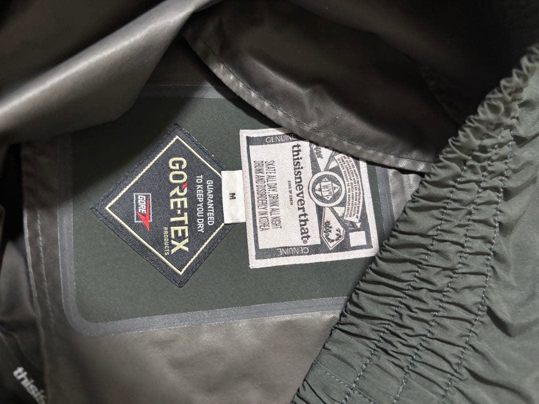 wasted youth thisisneverthat ゴアテックスパンツ　M