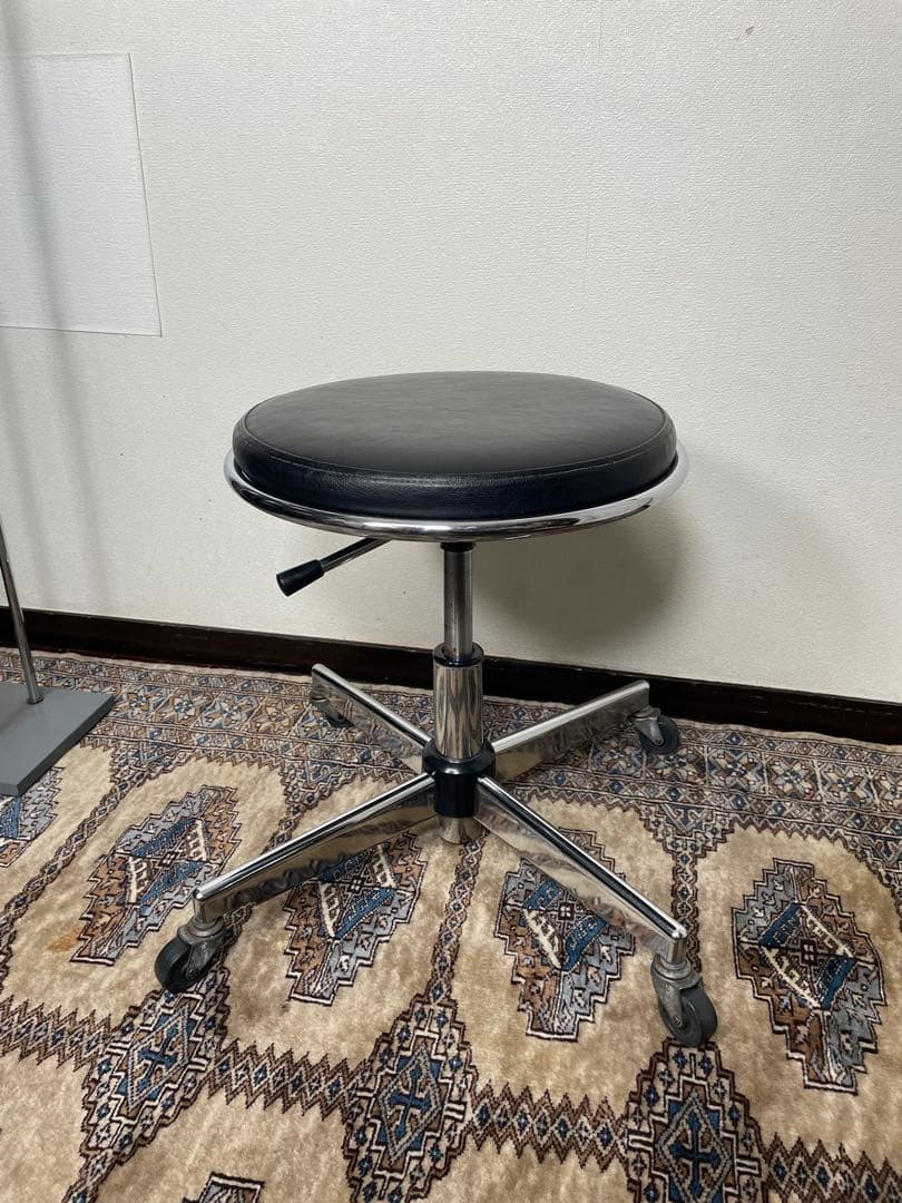 専用 昭和レトロ スツール TOYO TAPER 昇降 回転 丸椅子 椅子 作業
