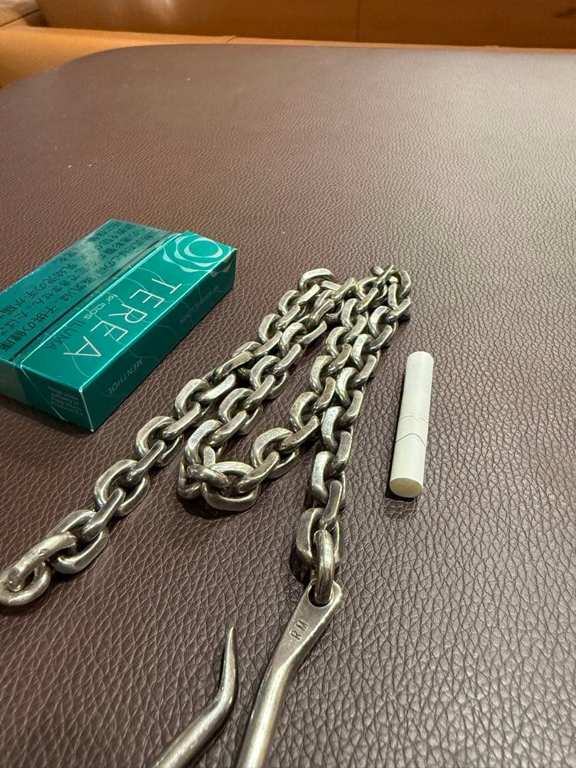 が*ー様 ワンメイク　シルバー925 ウォレットチェーン　レッドムーンアージェン