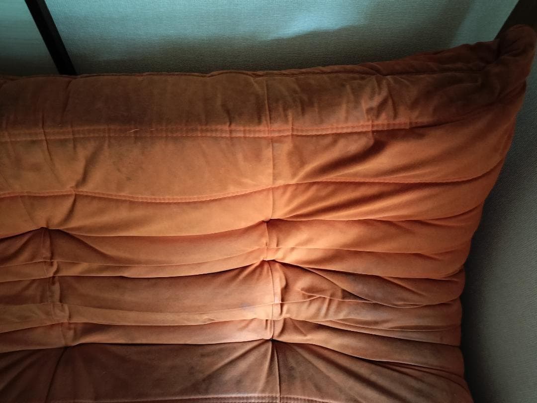 中古ligne roset Togo リーンロゼトーゴRl-691 3Pオレンジ