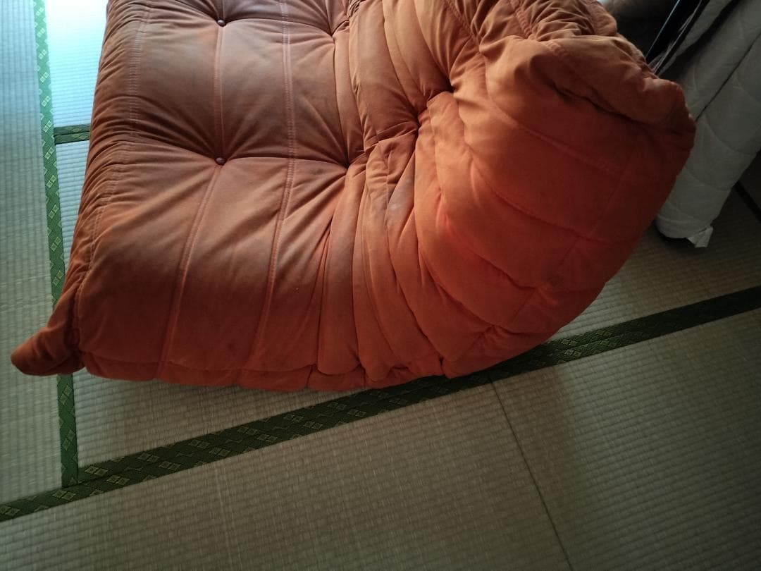 中古ligne roset Togo リーンロゼトーゴRl-691 3Pオレンジ