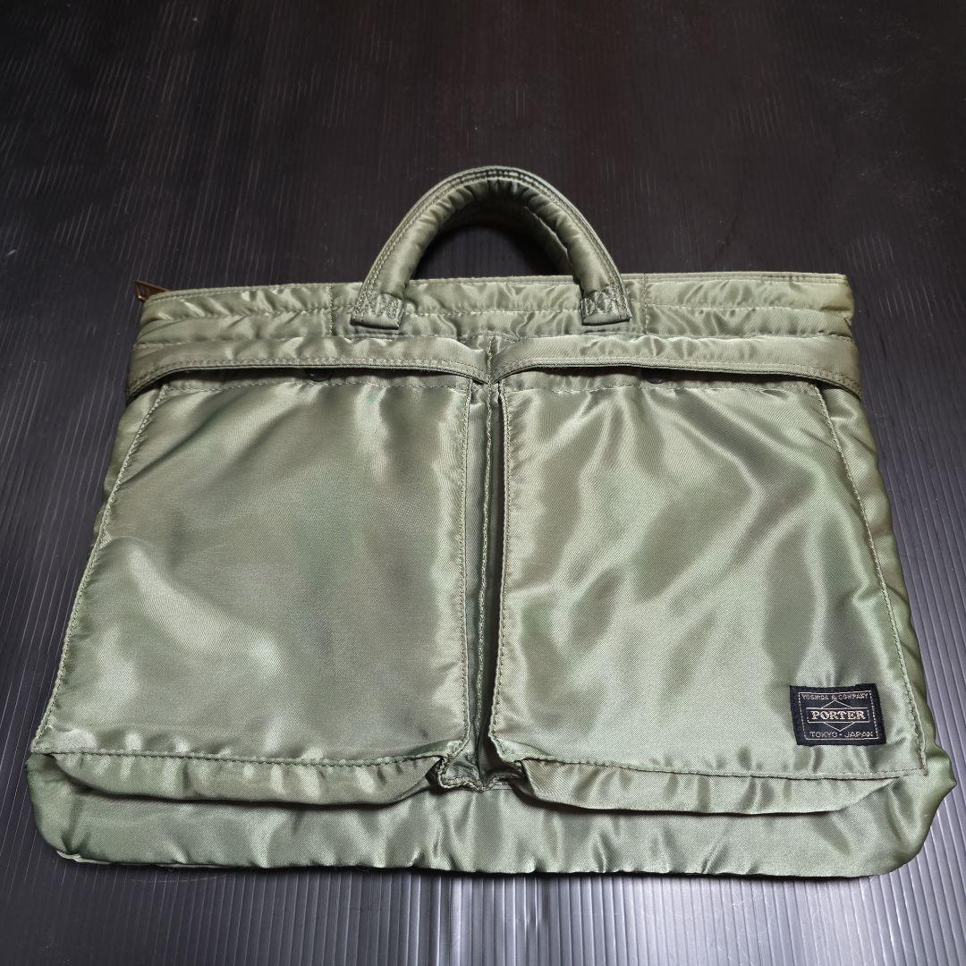 美品❕PORTER❕タンカー❕ ブリーフケース❕セージグリーン❕