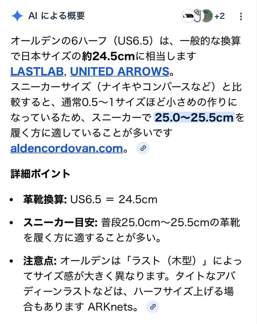 Alden / コードバン トムラスト 9616 6 1/2