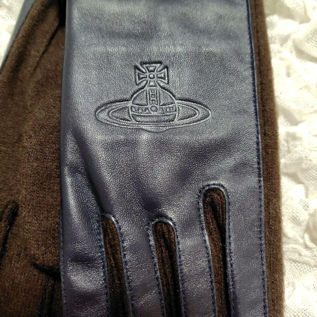 VivienneWestwoodレザーとウール混合手袋　新品未使用