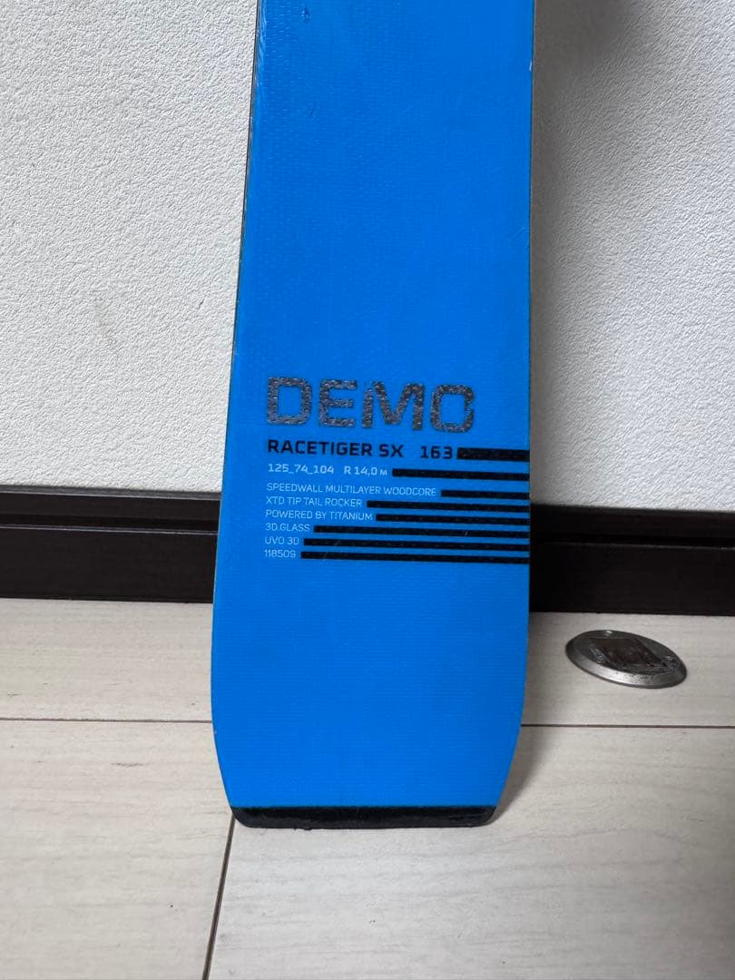 VOLKL RACETIGER SX DEMO163cm スキー板