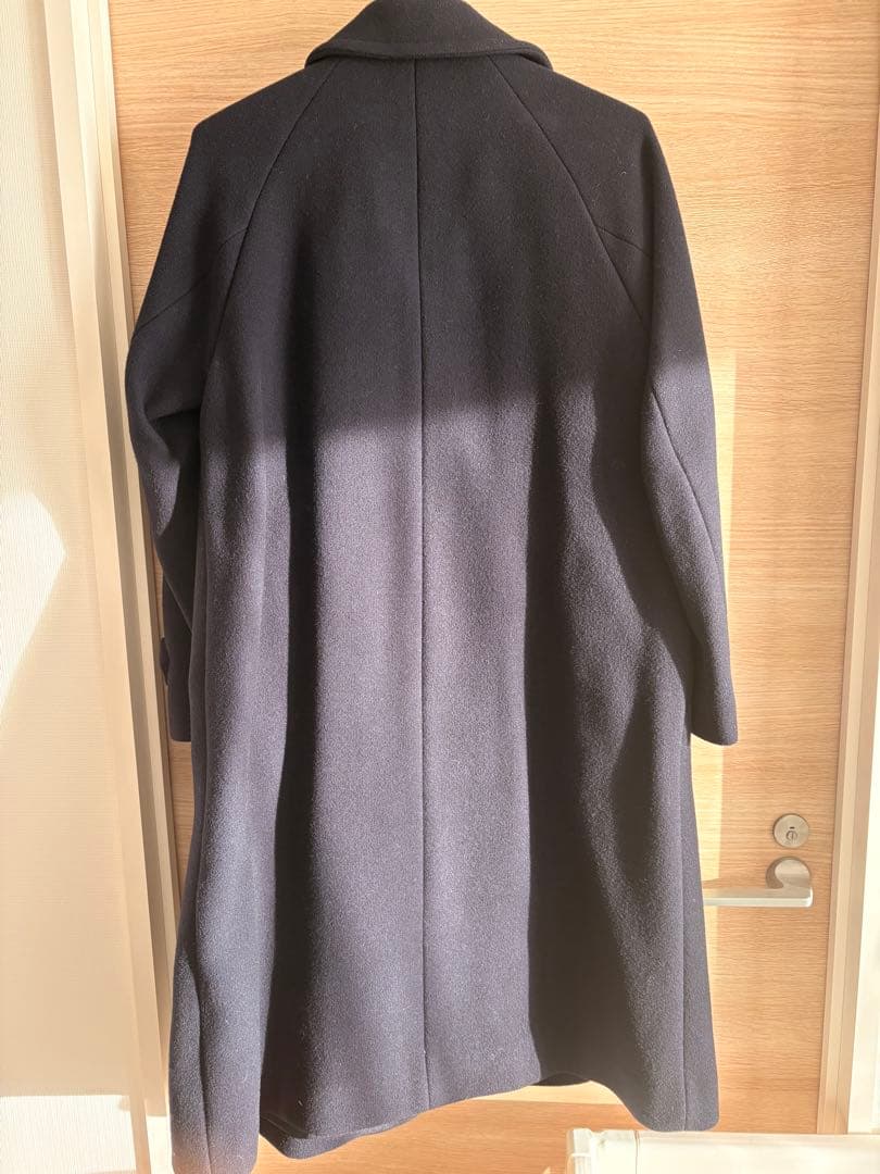 グリーンレーベルリラクシング　ソフトメルトンスタンドカラーコート　ウールコート