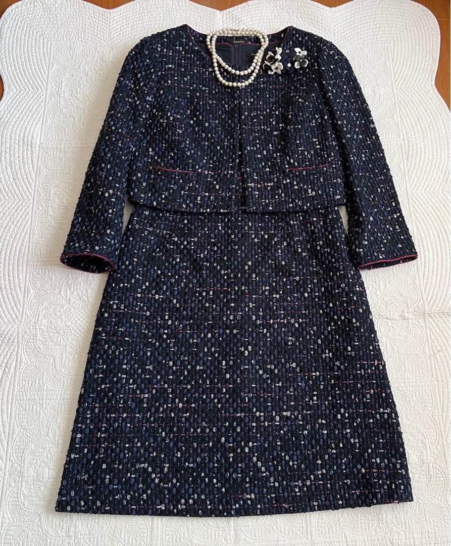 トッカ　0,2 ワンピース　ジャケット　スーツ　ツイード　セットアップ