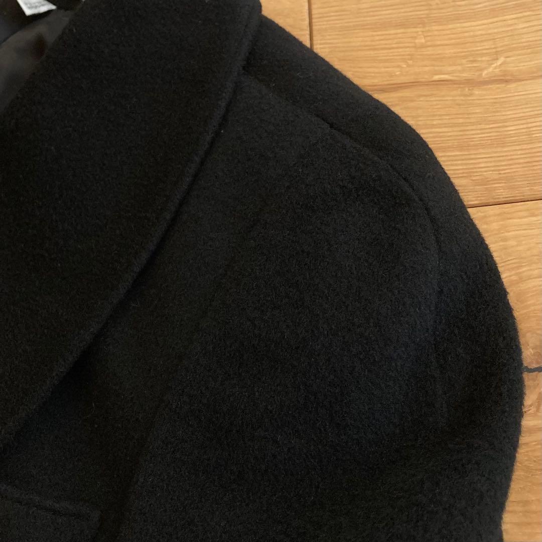 英国製 アドミア ロンドン カシミヤ100% メルトン ダブル ロング コート