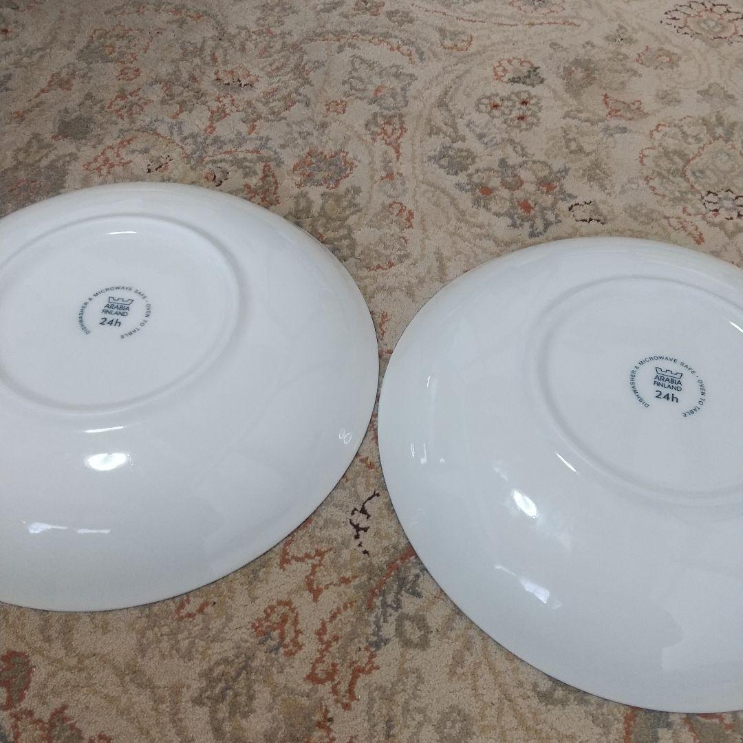 旧ロゴ アラビア 24h avec パスタプレート ブルー 2枚